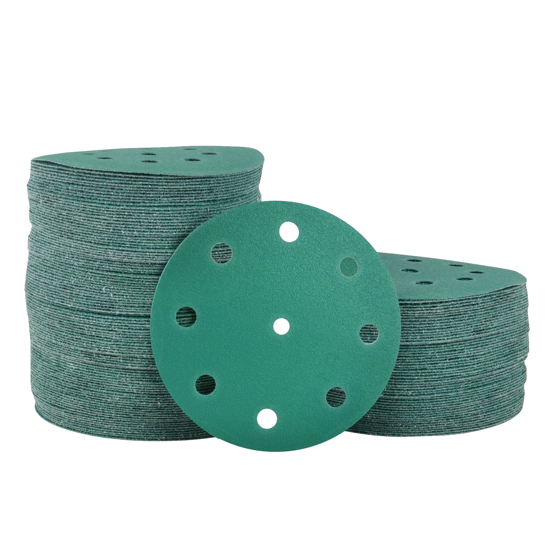 5-Inch 9-Hole Sanding Discs, Single Grit, 50/100/150-Packs - Legit Grit