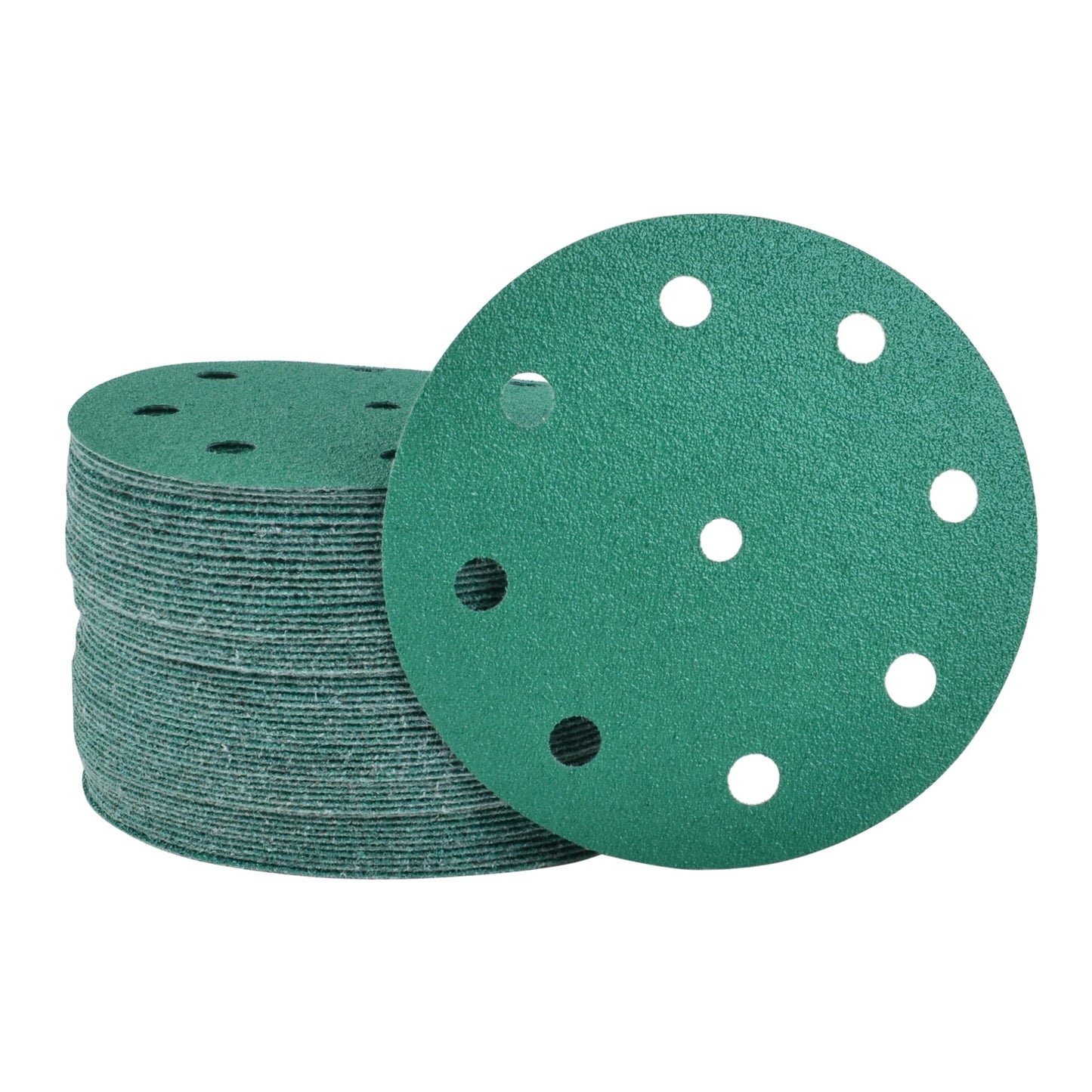 5-Inch 9-Hole Sanding Discs, Single Grit, 50/100/150-Packs - Legit Grit