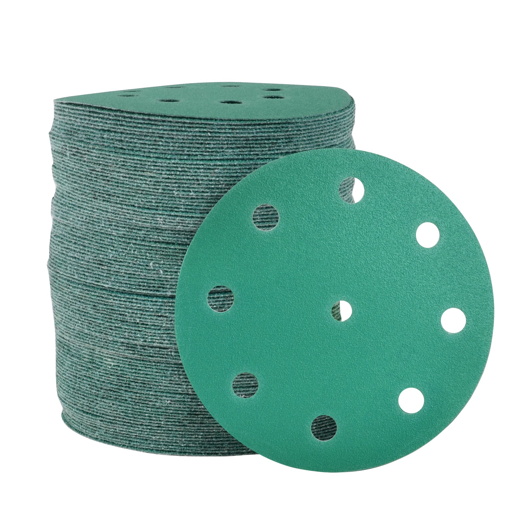 5-Inch 9-Hole Sanding Discs, Single Grit, 50/100/150-Packs - Legit Grit