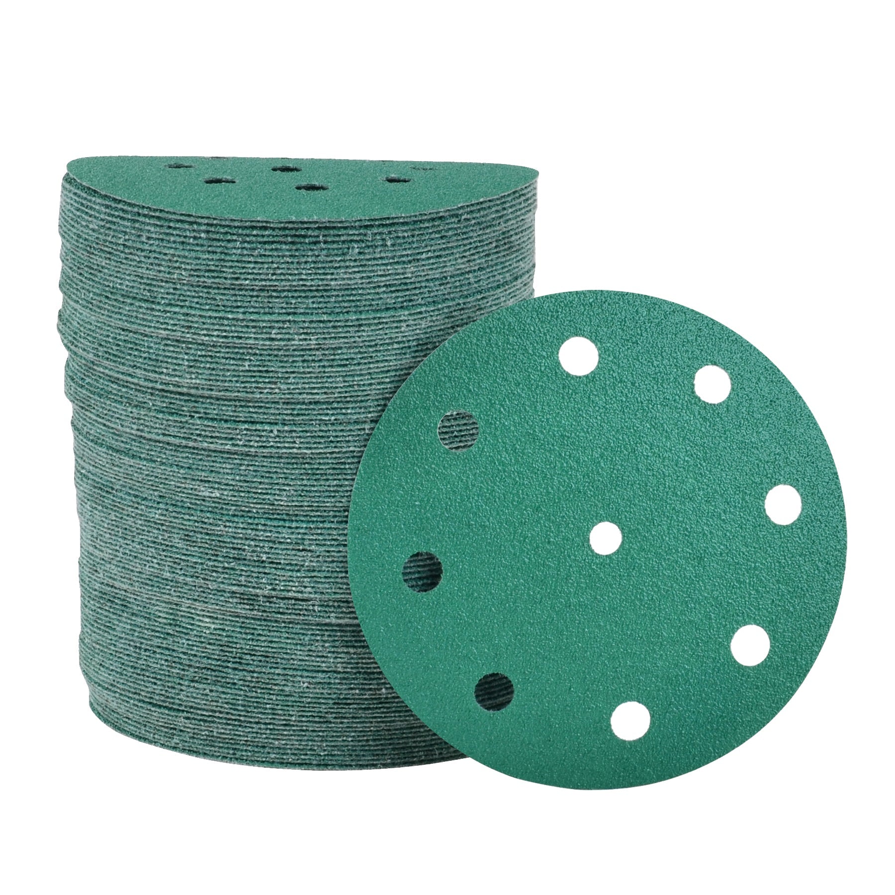 5-Inch 9-Hole Sanding Discs, Single Grit, 50/100/150-Packs - Legit Grit