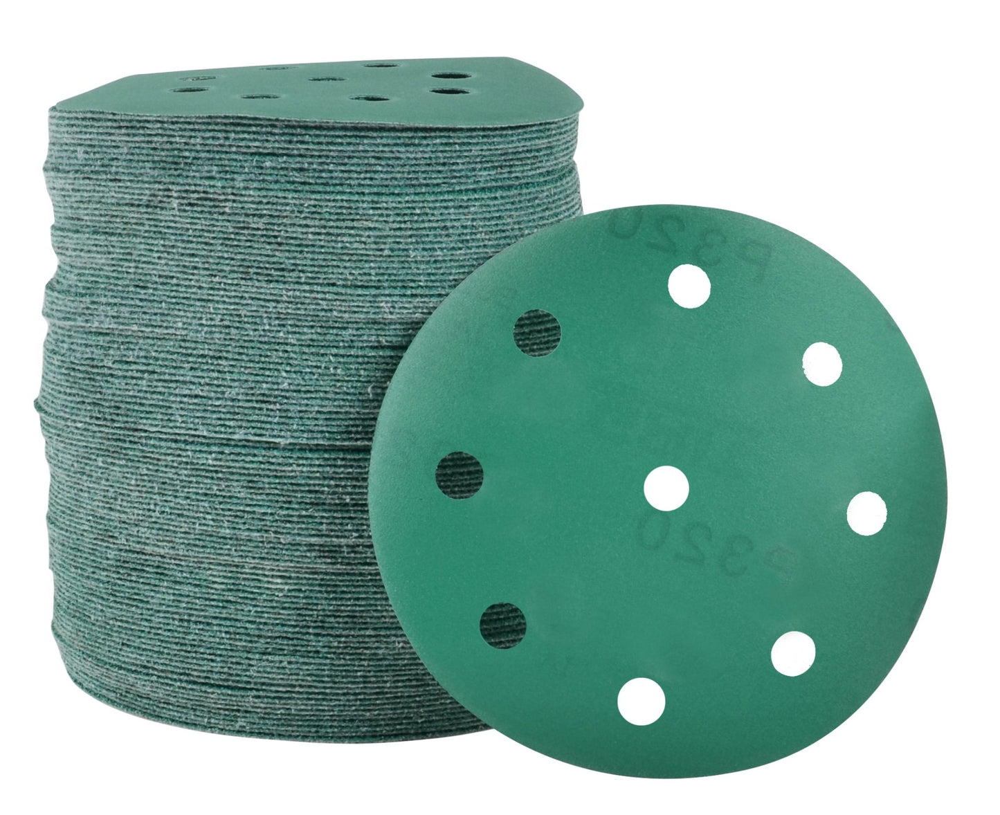 5-Inch 9-Hole Sanding Discs, Single Grit, 50/100/150-Packs - Legit Grit