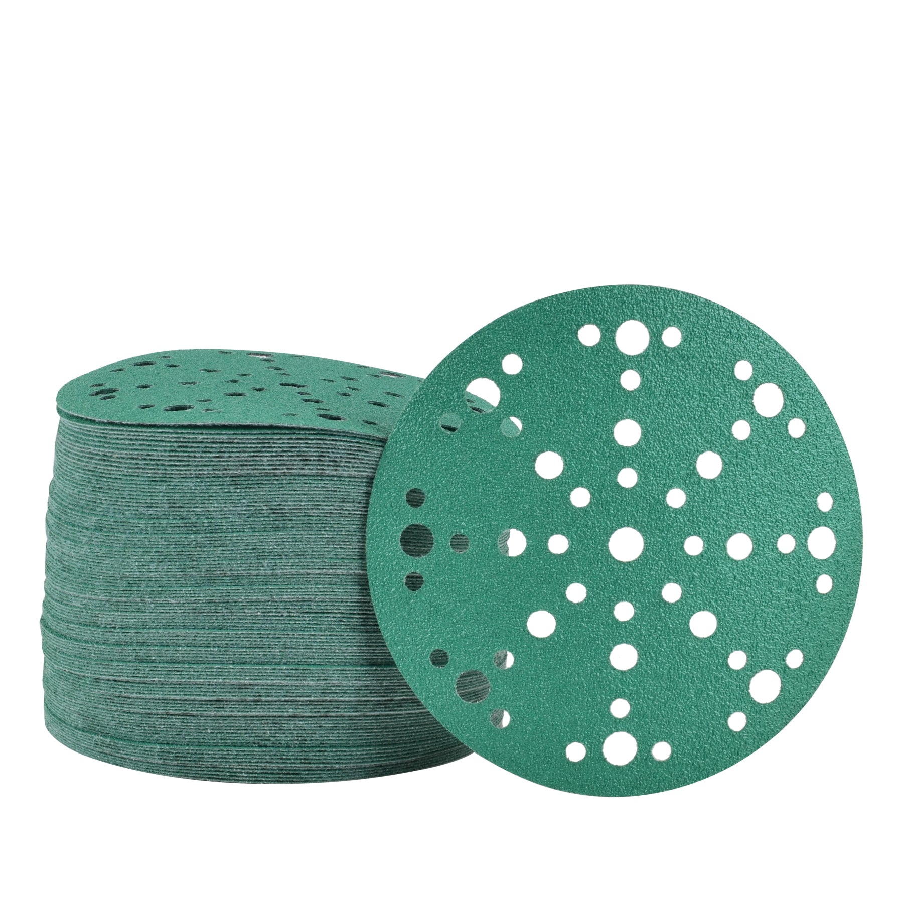 6-Inch 49-Hole Sanding Discs, Single Grit, 50/100/150-Packs - Legit Grit