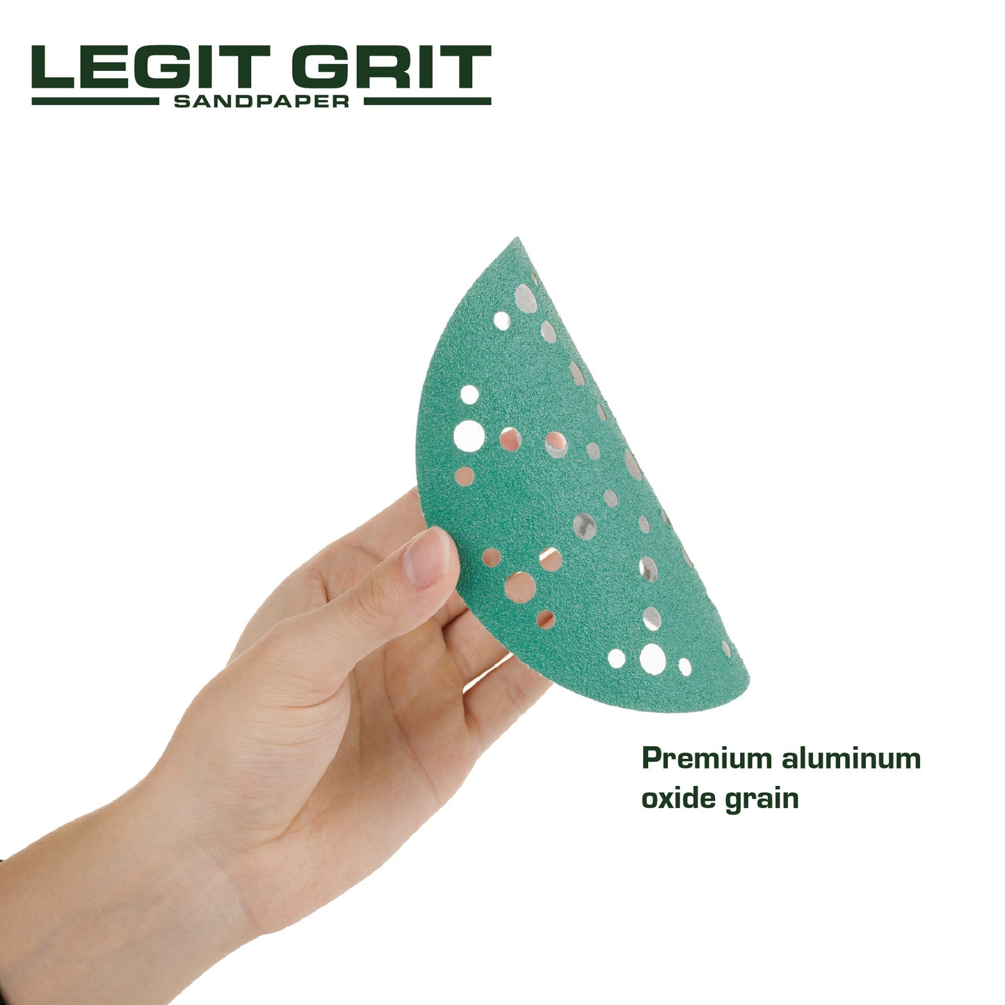 6-Inch 49-Hole Sanding Discs, Single Grit, 50/100/150-Packs - Legit Grit