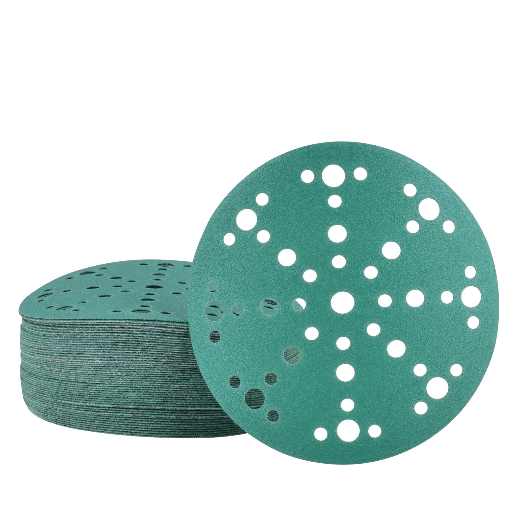 6-Inch 49-Hole Sanding Discs, Single Grit, 50/100/150-Packs - Legit Grit