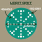 6-Inch 49-Hole Sanding Discs, Single Grit, 50/100/150-Packs - Legit Grit