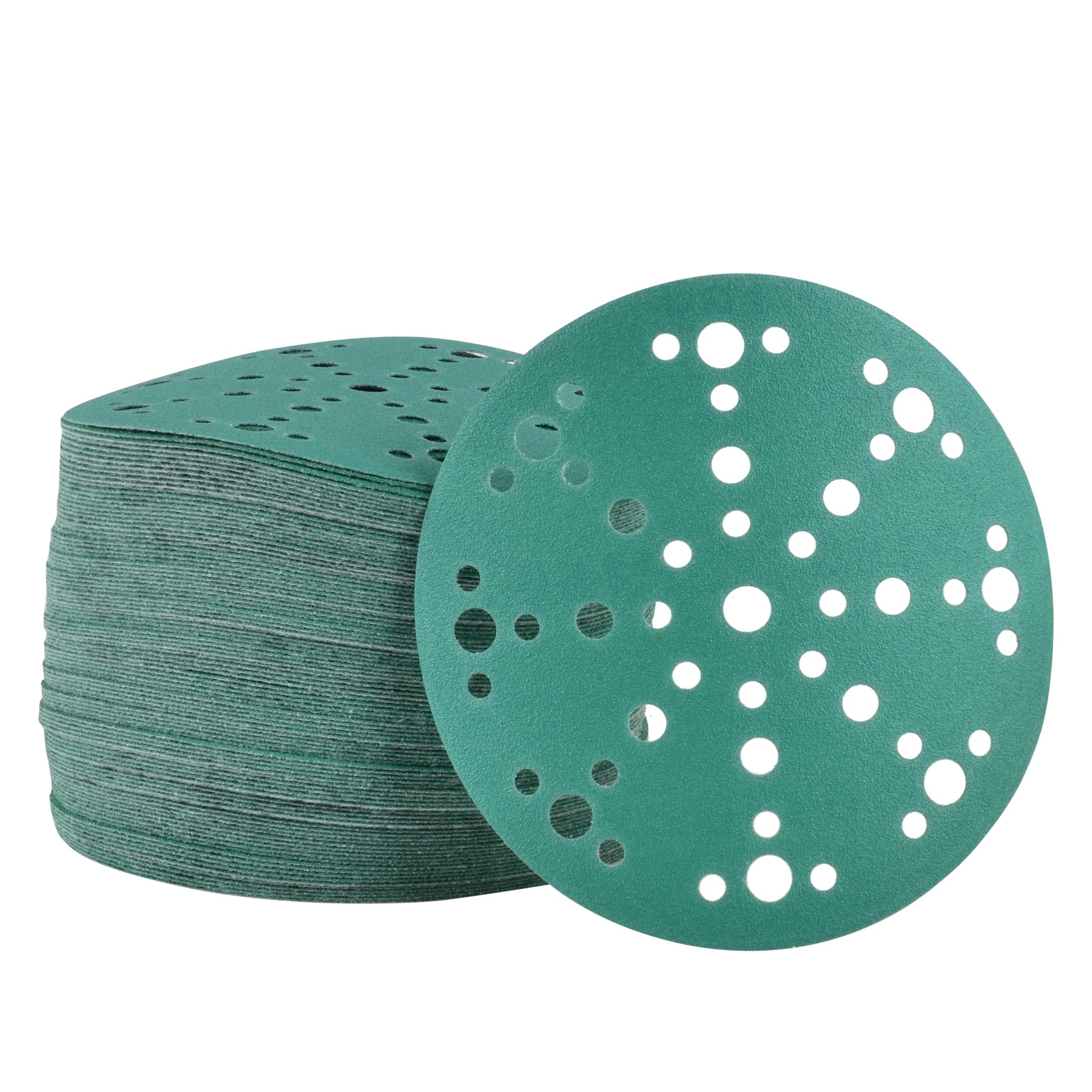 6-Inch 49-Hole Sanding Discs, Single Grit, 50/100/150-Packs - Legit Grit