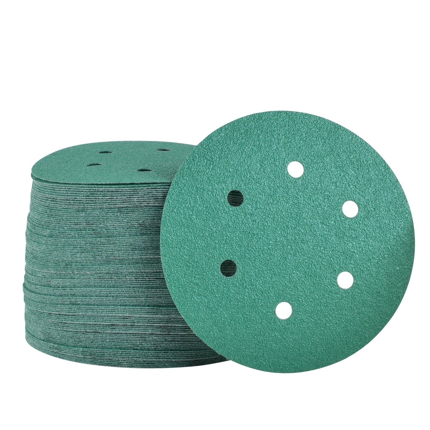 6-Inch 6-Hole Sanding Discs, Single Grit, 50/100/150-Packs - Legit Grit