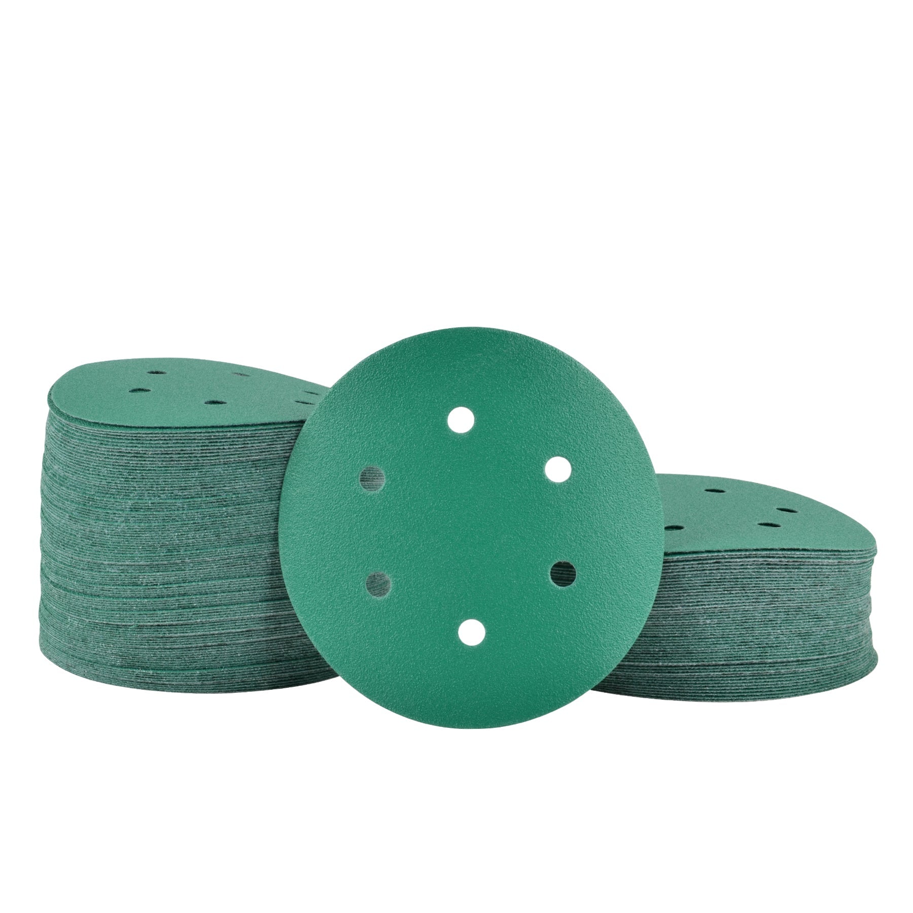 6-Inch 6-Hole Sanding Discs, Single Grit, 50/100/150-Packs - Legit Grit