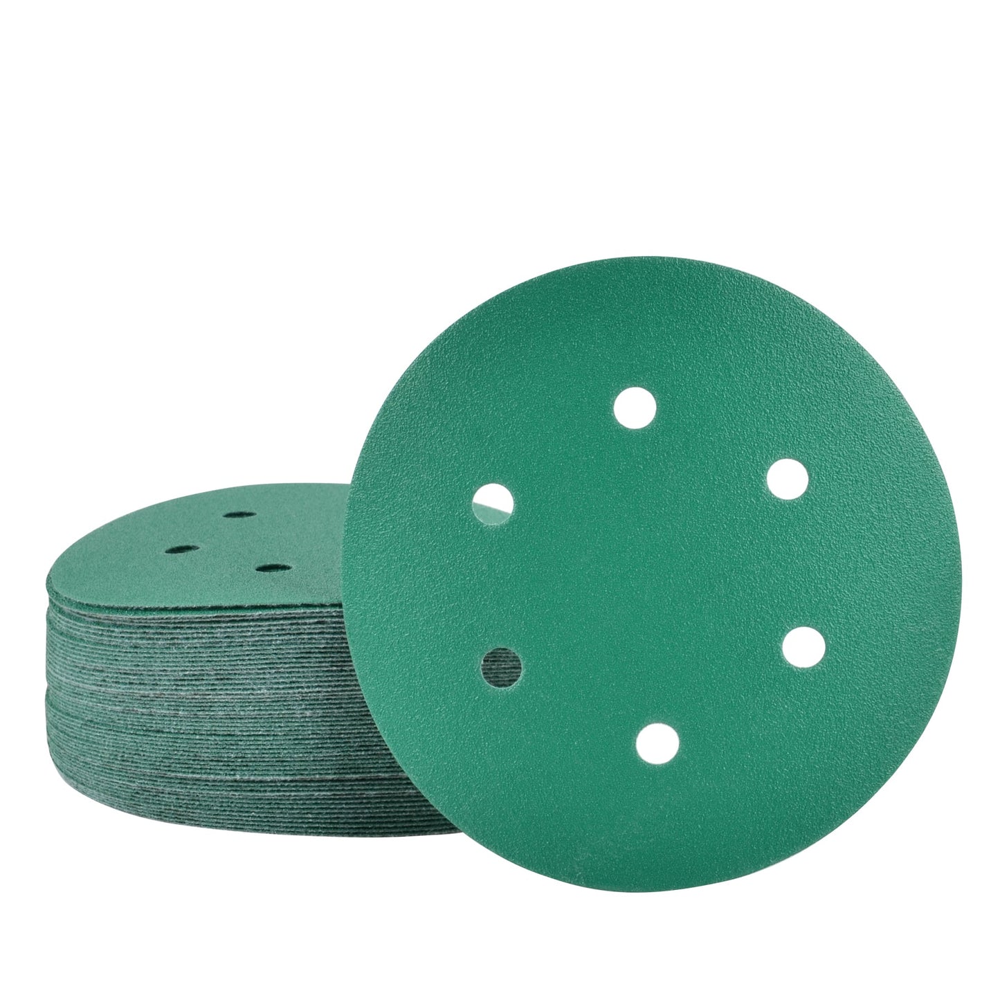 6-Inch 6-Hole Sanding Discs, Single Grit, 50/100/150-Packs - Legit Grit