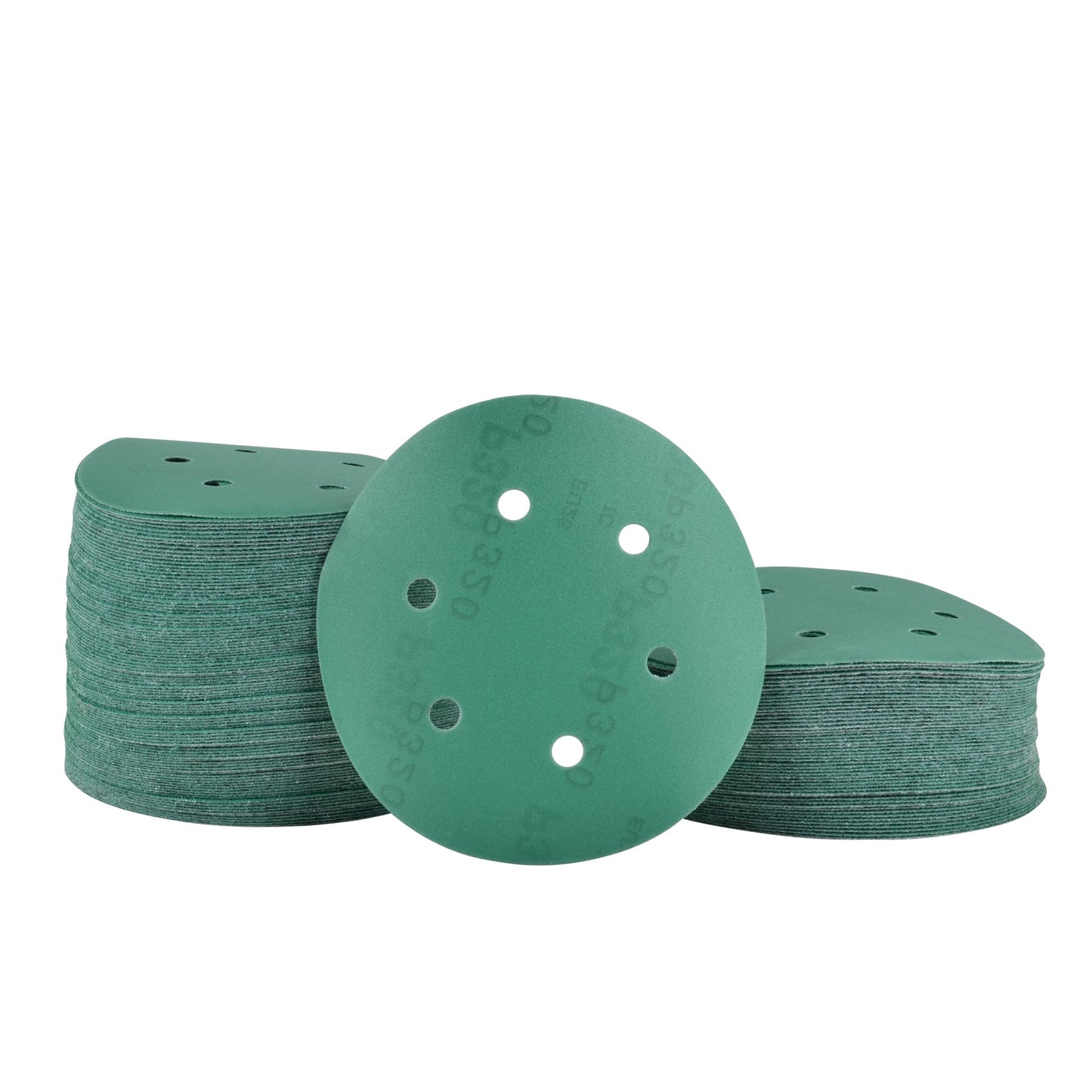 6-Inch 6-Hole Sanding Discs, Single Grit, 50/100/150-Packs - Legit Grit