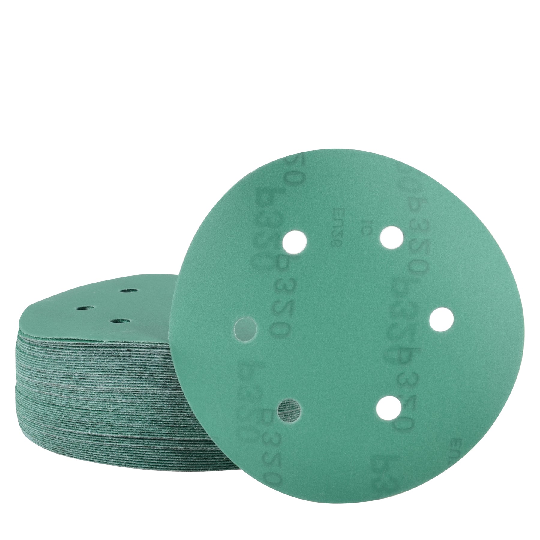 6-Inch 6-Hole Sanding Discs, Single Grit, 50/100/150-Packs - Legit Grit