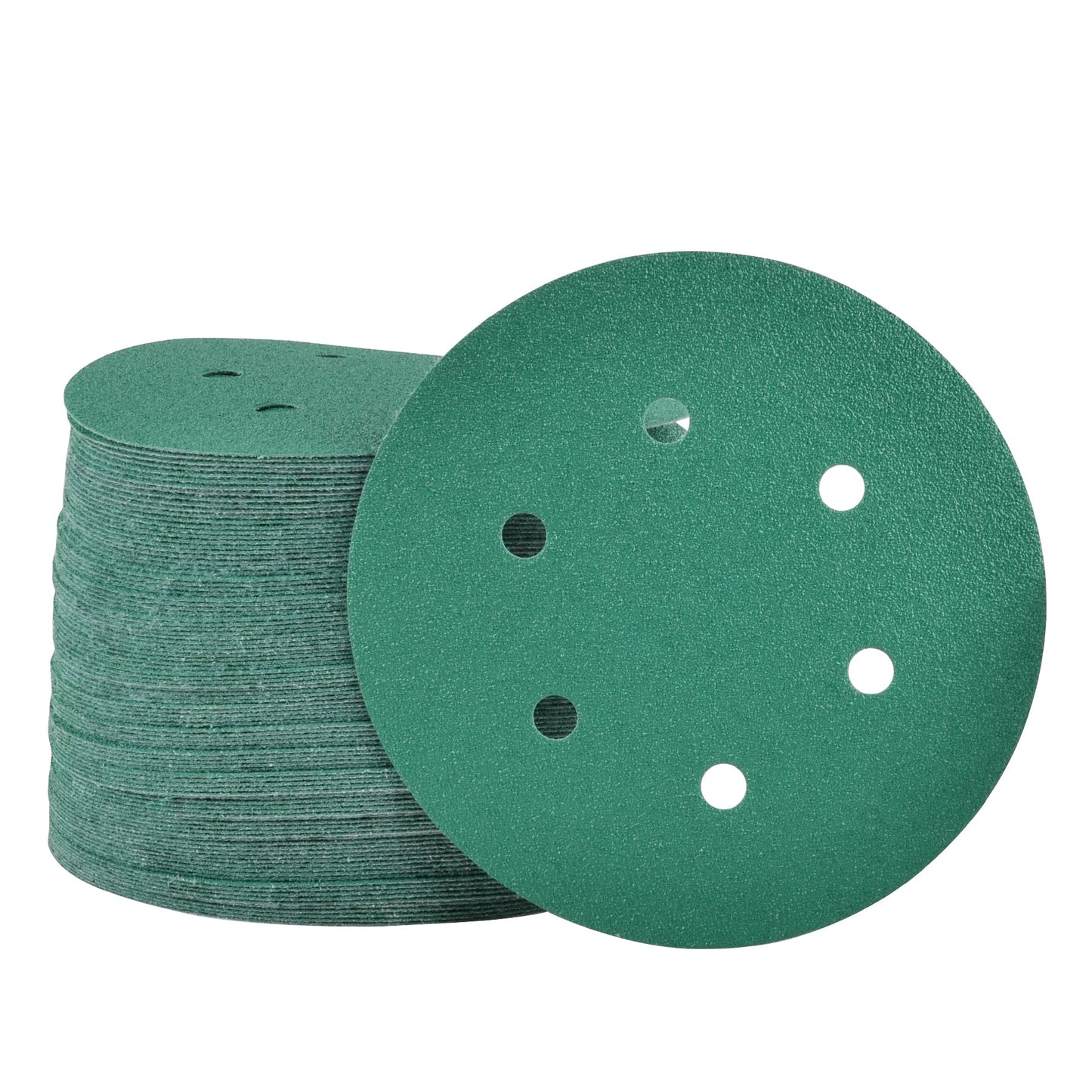 6-Inch 6-Hole Sanding Discs, Single Grit, 50/100/150-Packs - Legit Grit