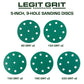 Disc Sample Pack, Mixed Grits, 2 Pieces/Grit, 10-Pack - Legit Grit