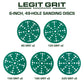 Hook & Loop Sanding Disc Sample Packs, Mixed Grit, 10-Pack - Legit Grit