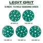 Hook & Loop Sanding Disc Sample Packs, Mixed Grit, 10-Pack - Legit Grit